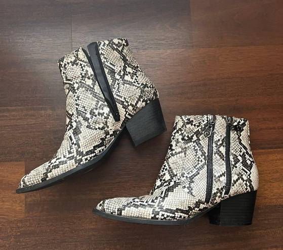 Guess GBG  Snake Print Booties