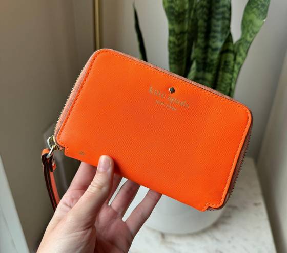 Kate Spade Orange Leather Wallet