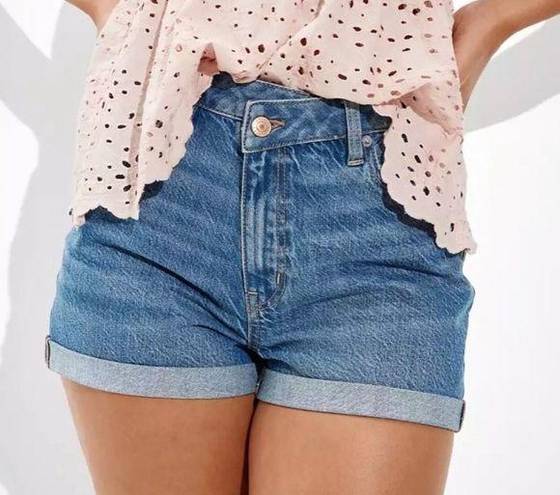 American Eagle Highest Rise Cross Over Mom Shorts