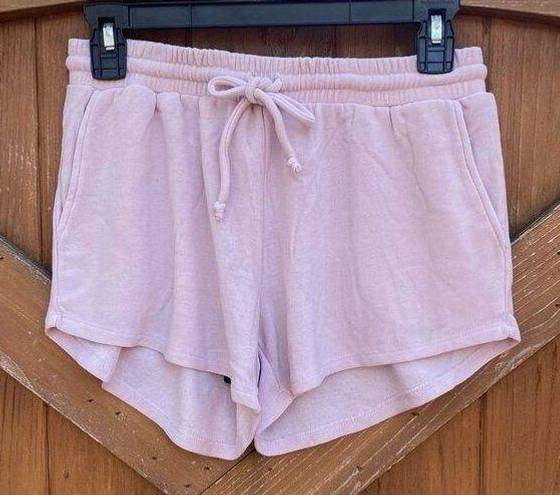 Chaser  women's light pink shorts soft drawstring pockets. Medium. NWT