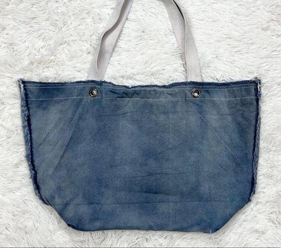 Little Earth Indianapolis Colts Blue Denim Breast Cancer Tote Bag