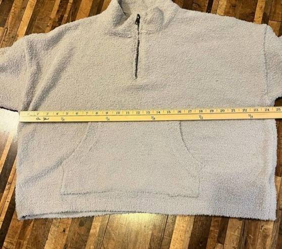 RDI  Womens Sweatshirt  Grey Size Large Half Zip pullover‎ Front pocket