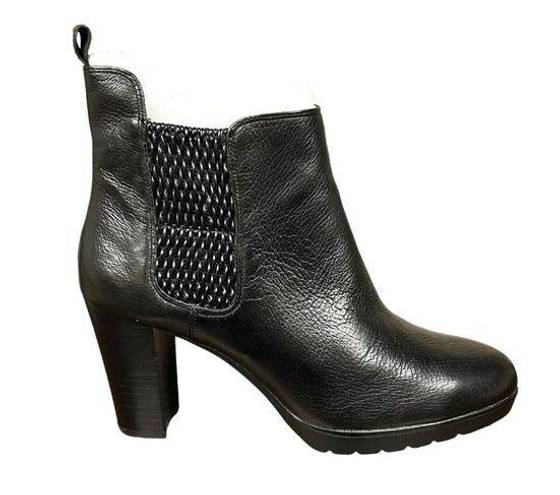 Bella Vita  Womens US 8.5 Zana Heeled Ankle Boot Black Leather Platform BRAND NEW