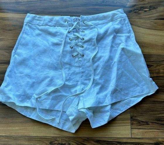 SEEK the Label  linen shorts S