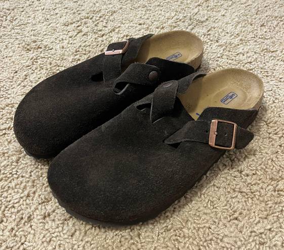 Birkenstock Boston Suede Leather