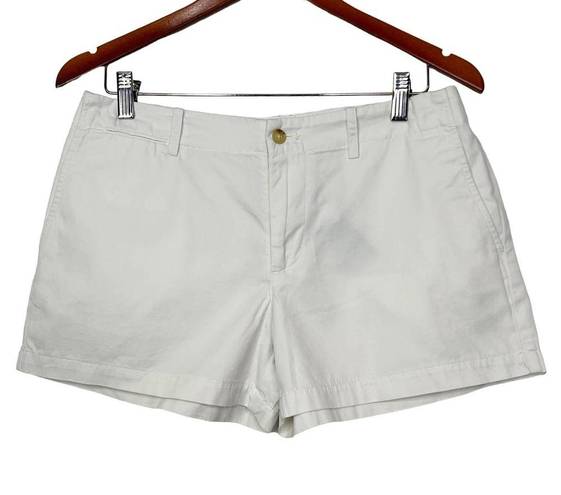 Polo  Ralph Lauren White Slim-Cut Chino Cotton Shorts Size 4 NWT $189