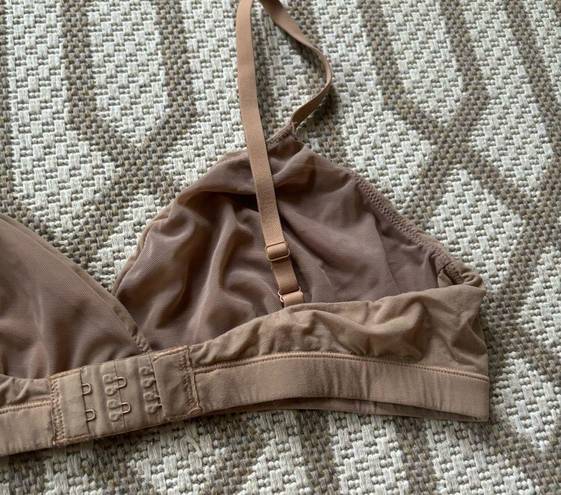 SKIMS  Fits everyone triangle bralette in ochre size large