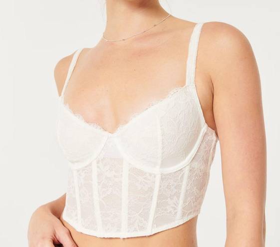 Gilly Hicks Corset Top White