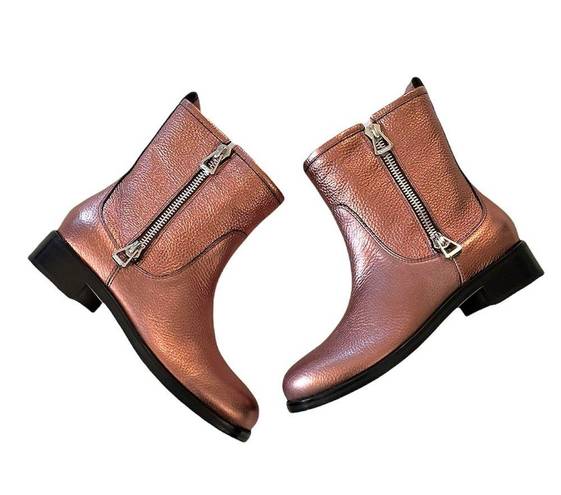 Jimmy Choo NEW  DONDO Moto Boots size 38.5 in Rosewood