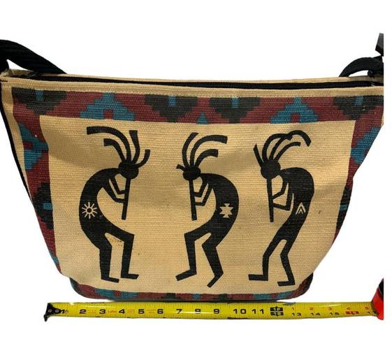 Krass&co El Paso Saddle Blanket  Tote Shoulder Bag Cream and Black Southwestern