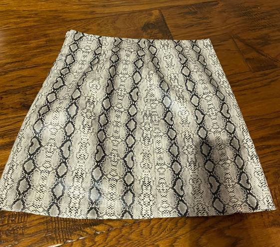 Altar'd State Snakeskin Leather Skirt