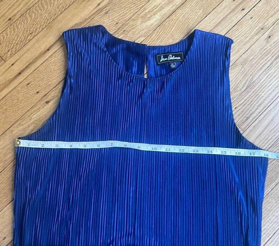 Sam Edelman  sleeveless blue mini pleated dress size 12