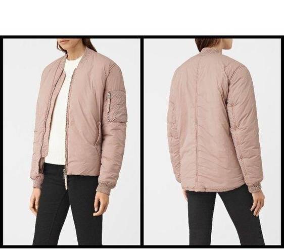 ALLSAINTS 💕💕 Tyne Bomber Jacket ~ Dusty Pink