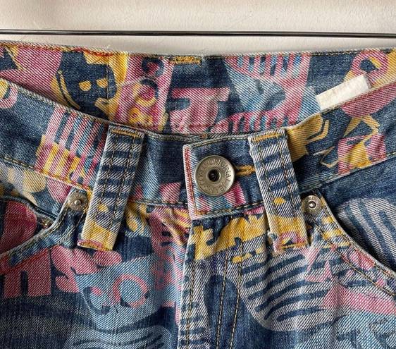 Krass&co Vintage Japanese  & Lu Jeans Womens 25 DenimStreetwear Graffiti Y2K