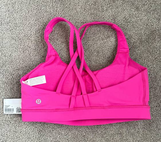 Lululemon Energy Bra Sonic Pink