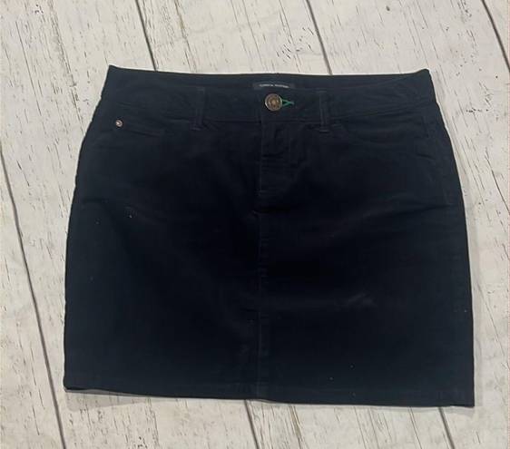 Tommy Hilfiger  black corduroy mini skirt