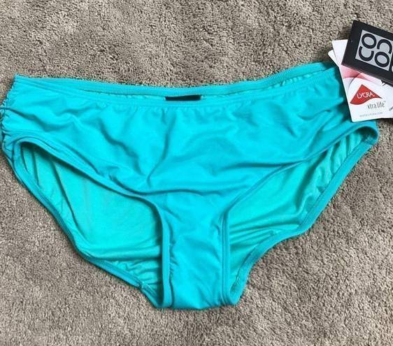 Coco reef New.  aqua mid rise bikini bottom. XL