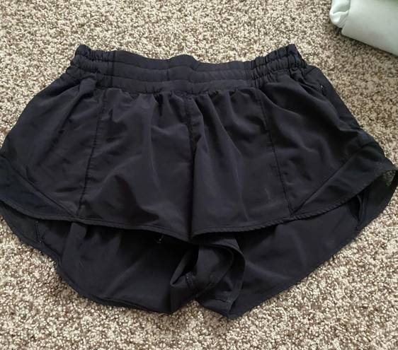 Lululemon Black Hotty Hot Shorts