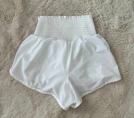 Aerie white athletic shorts