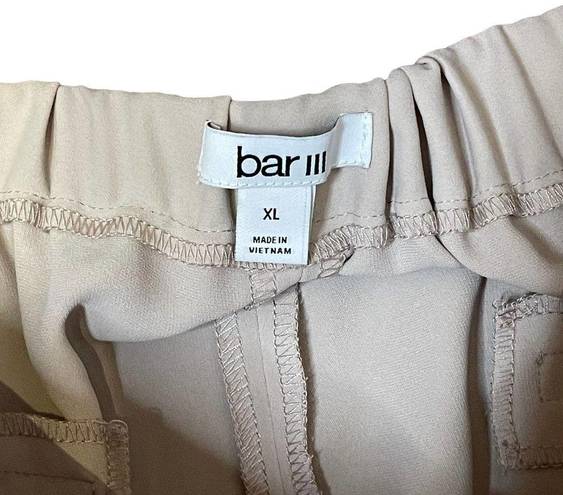 Bar III  Suit Separates Pants Size XL Light Tan Pull On Womens Polyester 34X29