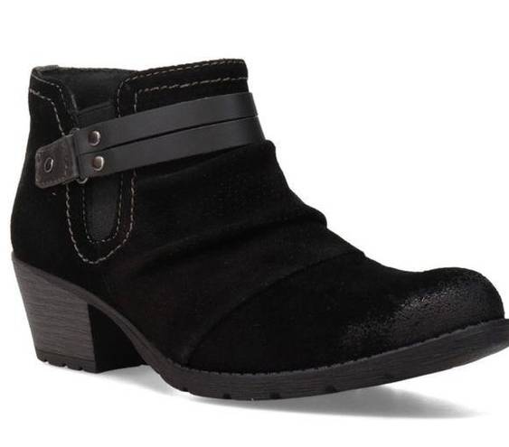 Earth Origins  Odel Suede Booties NWOT 6.5 Black