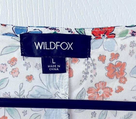 Wildfox Laurent Sleeveless Top Floral Print in Large