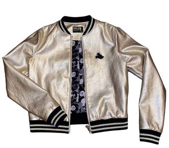 Disney  Mickey Gold Collection small Bomber Jacket