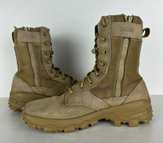 5.11  Tactical Speed 3.0 Desert Coyote Side Zip Boot Women's Size 9