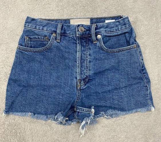 Everlane  Shorts Womens 23 The Cheeky Button Fly Jean Denim Booty Cut Off