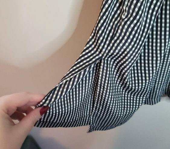 Victoria's Secret  Black and White Gingham Robe