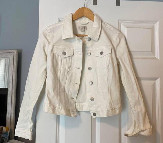 The Loft White Denim Jacket 