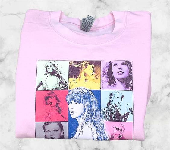 Taylor Swift NEW  The Eras Tour Pink Crewneck