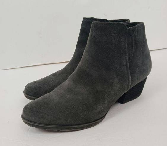 Blondo  Women's 8.5 Villa Ankle Boot Bootie Waterproof Gray Suede