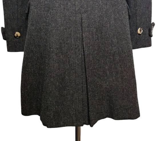 All Saints Spitalfields Boni Wool Double Breasted Pea coat Jacket size 8