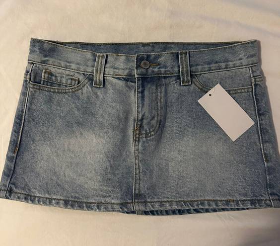 Brandy Melville Malia Denim Mini Skirt