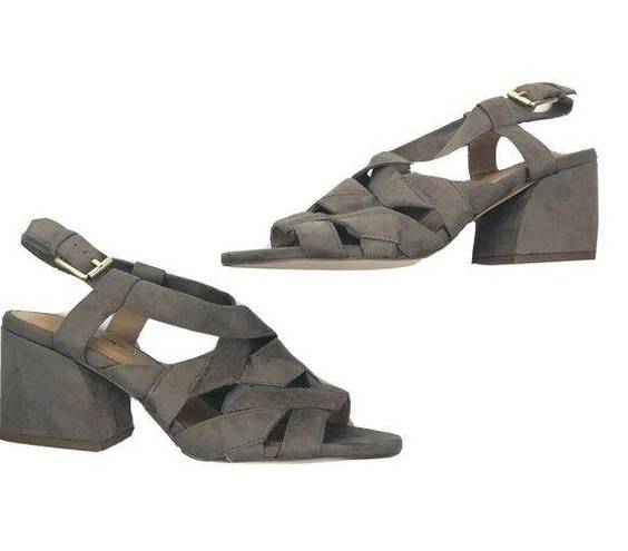 Comfortview  Women’s Size 8.5 Felipa Open Toe Ankle Strap Sandals Block Heels