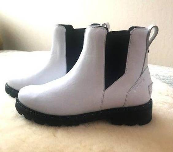 Sorel Chelsia Lennox White Bootie