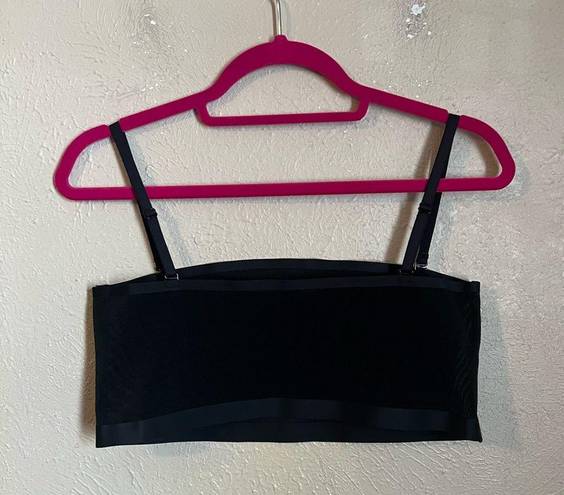 SKIMS NEW  Sheer Sculpt Bandeau Bra in Onyx Black XL