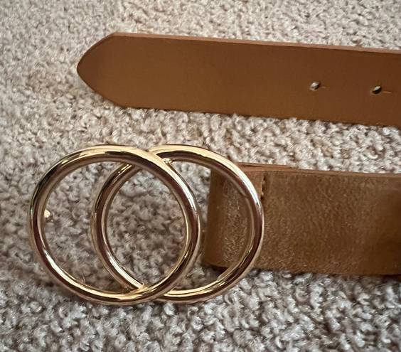 Amazon Brown Suede Belt