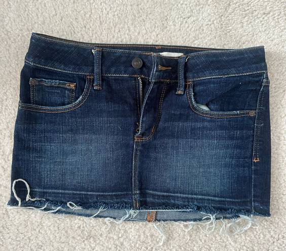 Abercrombie & Fitch Denim Jean Mini Skirt