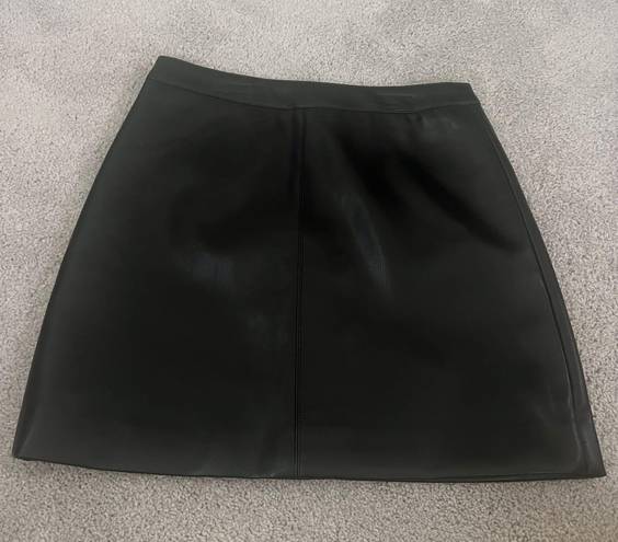 Altar'd State Black Leather Skirt