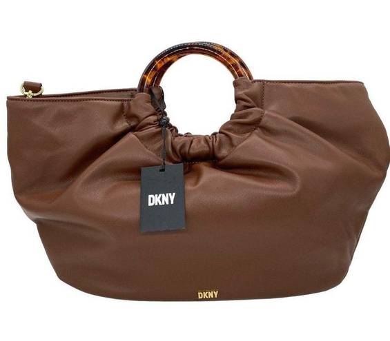 DKNY  Eden Ruched Large Tote Top Handle Bag