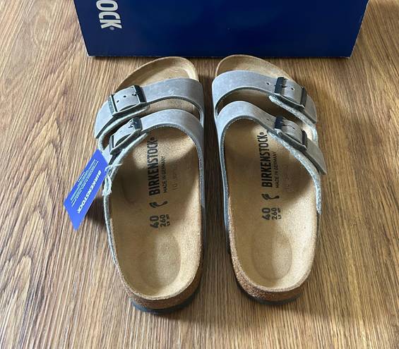 Birkenstock Arizona Gray Sandals Shoes New