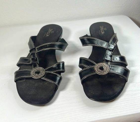 sbicca Womens Black  Sandals Sz 8.5