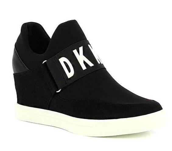 DKNY  Women's High-top Sneakers Slip-on Shoes with Hidden Wedges Size 8.5