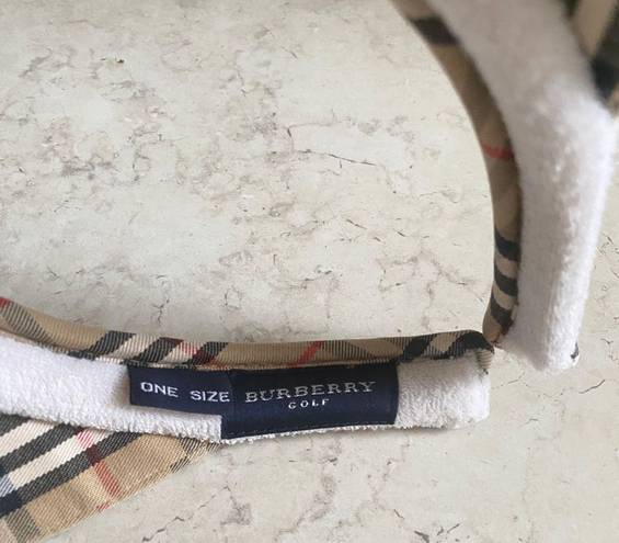 Burberry Nova Check Canvas Golf Visor