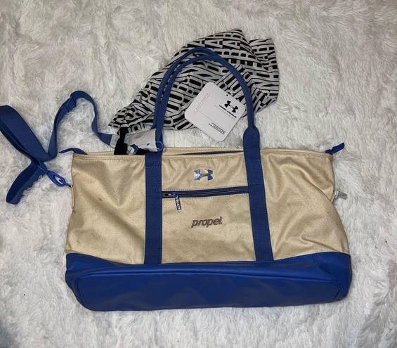 Under Armour NWT Under Armor x Propel Gym Bag / Duffle Bag tote Lavender Blue