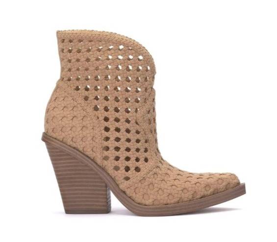 Jessica Simpson  Lukkah Tan Bootie Women Size NWOB