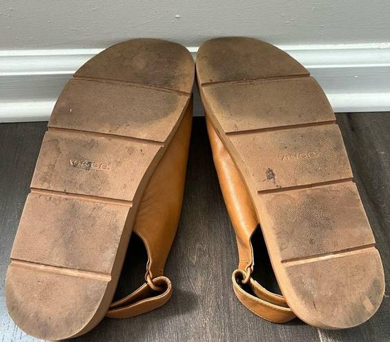 Vince . Light Brown Sandals Flats Women’s sz 8