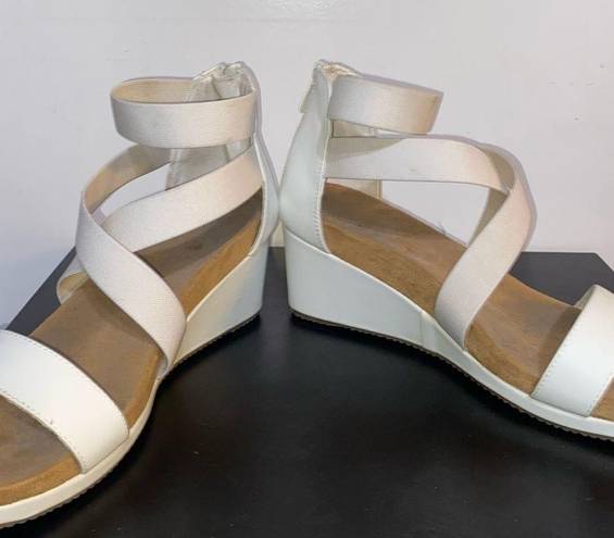 Dream Paris Women's Ankle Strap Open Toe Wedge Sandals - size 9